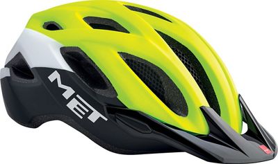 Casco MET Crossover XL 2018 - bianco - nero - One Size, bianco - nero