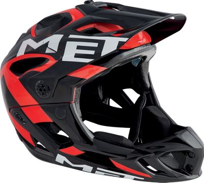 MET Parachute Helmet 2018 - Black - Red - S}, Black - Red