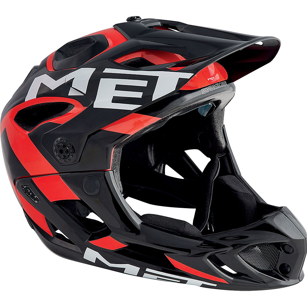 Casque MET Parachute 2018 - Noir - Rouge