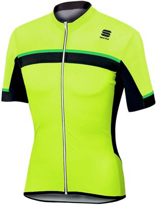 Maglia Sportful Pista - Vibrant Yellow-Black - XXXL, Vibrant Yellow-Black