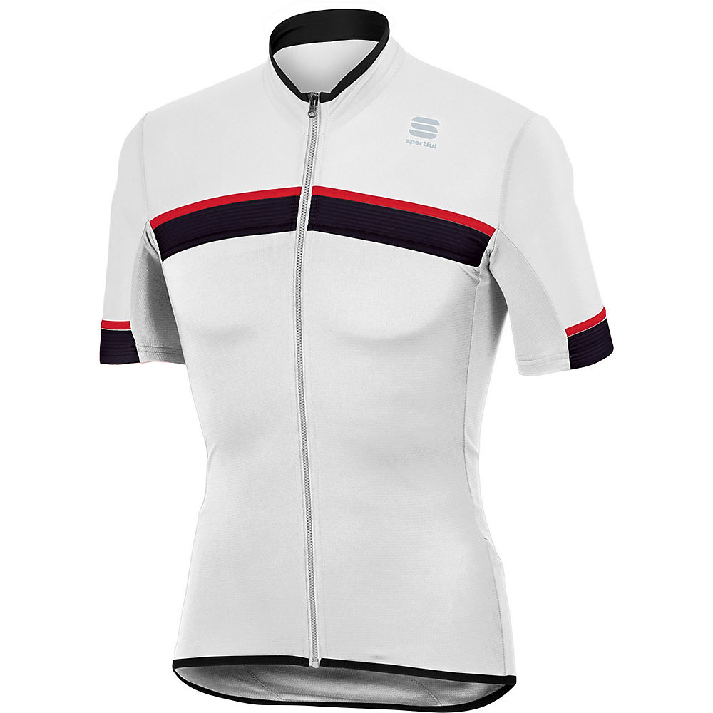 Maillot Sportful Pista - Blanc/Noir/Rouge