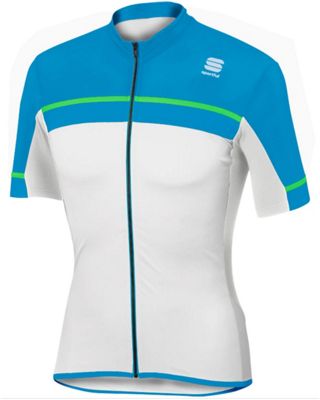 Maglia Sportful Pista - bianco - blu - XS, bianco - blu