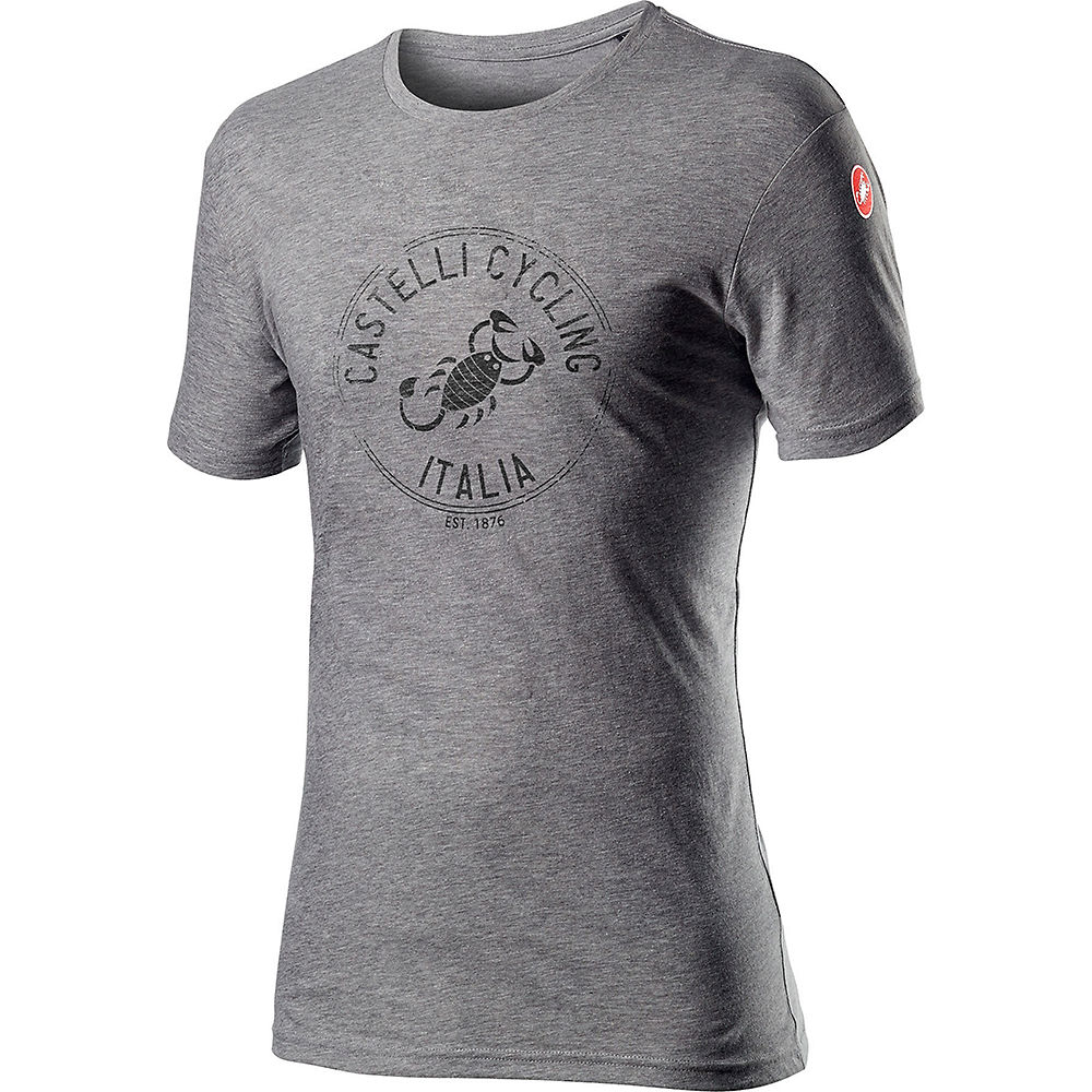 T-Shirt Castelli Armando 2017 - Melange Vortex Grey