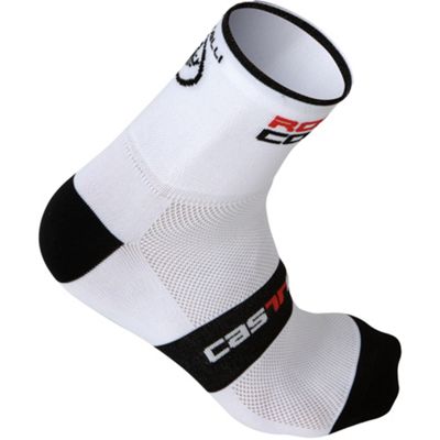 Chaussettes Castelli Rosso Corsa 9cm - Blanc - S/M