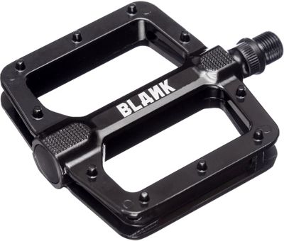 Blank Compound Alloy BMX Pedals - Black - 9/16", Black