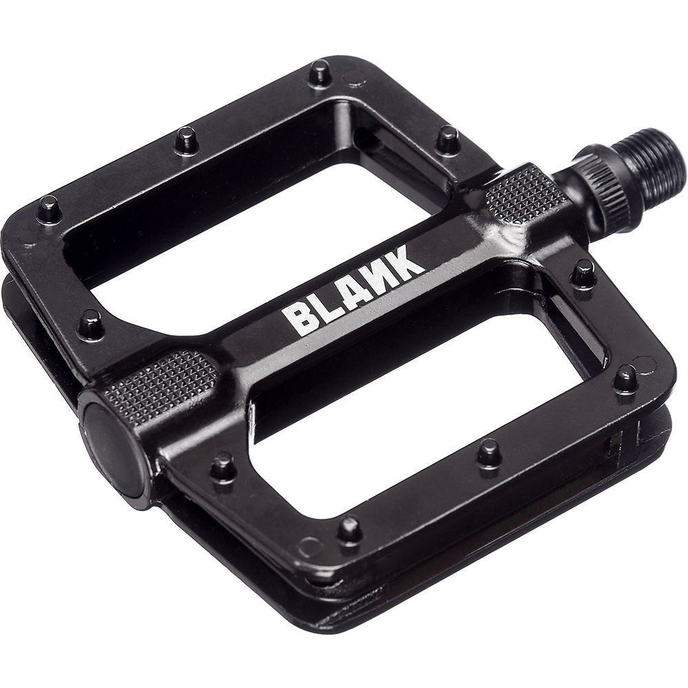 Blank Compound Alloy BMX Pedals - Black - 9/16", Black