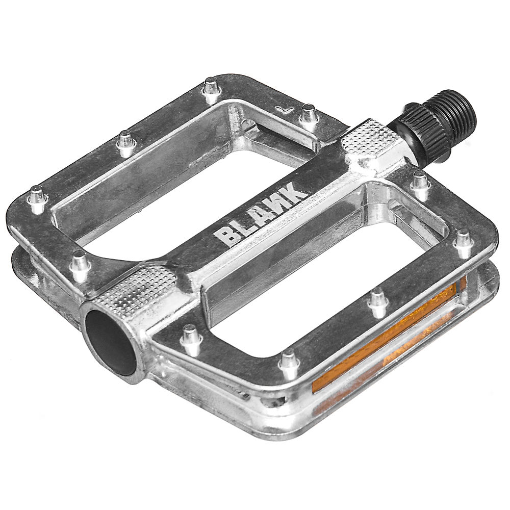 Blank Compound Alloy BMX Pedals - Polished, Polished