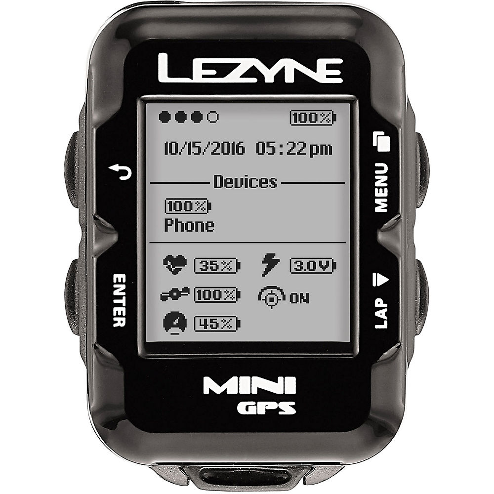 GPS Lezyne Mini Navigate - Noir, Noir