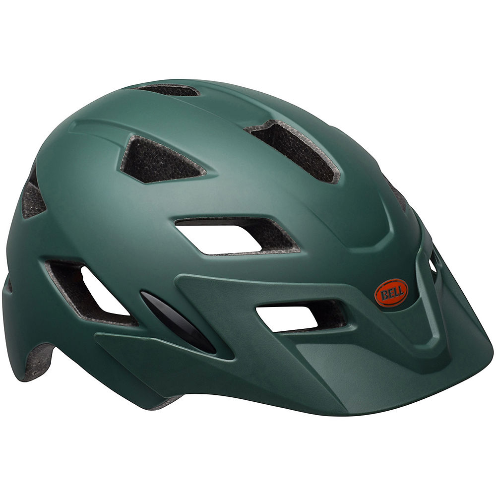 Bell Sidetrack Kids Helmet 2019 - Matte Dark Green - One Size}, Matte Dark Green