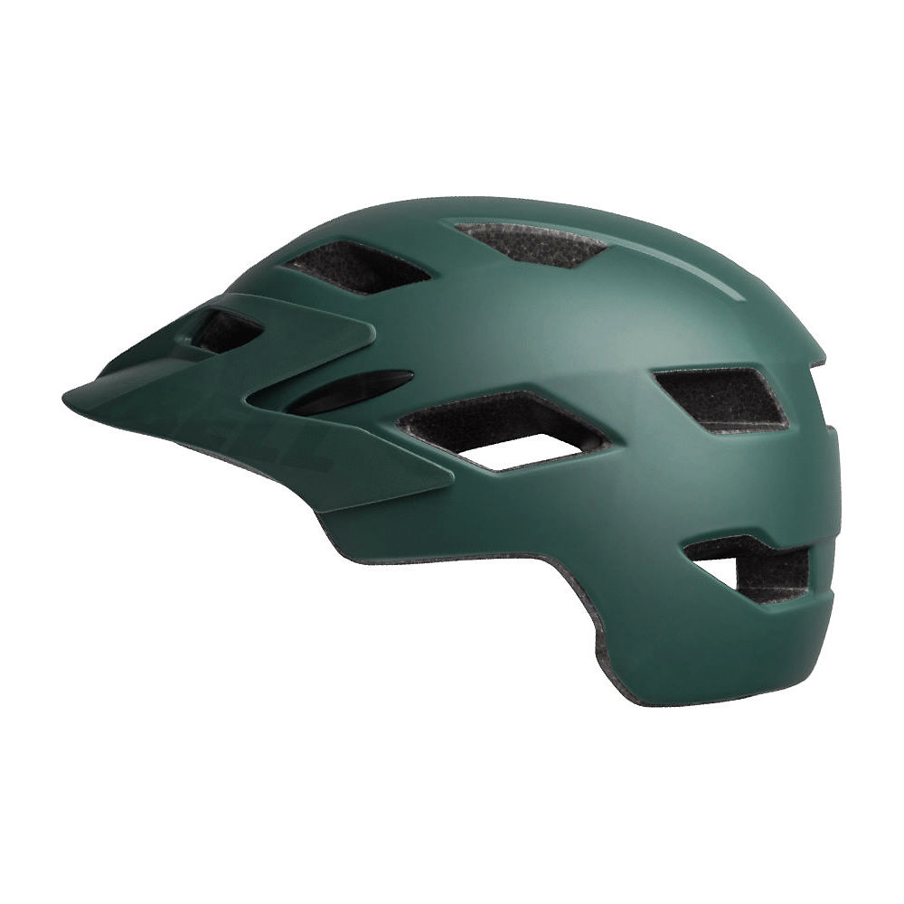Bell Sidetrack Youth Helmet 2019 - Dark Green-Orange 20 - One Size}, Dark Green-Orange 20