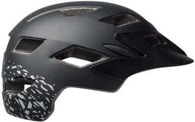 Bell Sidetrack Youth Helmet 2019 - Matte Black-Silver 20 - One Size}, Matte Black-Silver 20