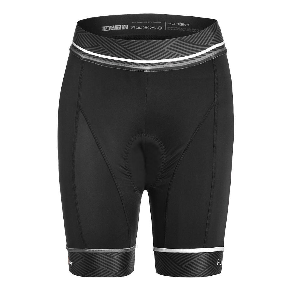 Cuissard à bretelles Funkier Ridesse Femme 8 panneaux - Noir - XL, Noir
