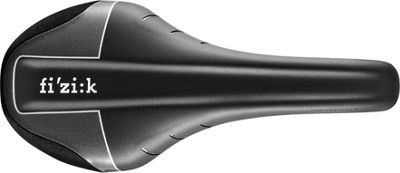 Fizik Tundra M5 VS Bike Saddle - Black - Silver - 125mm Wide, Black - Silver