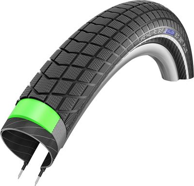 Schwalbe Big Ben Plus GreenGuard MTB Tyre - Black Reflex - Wire Bead, Black Reflex
