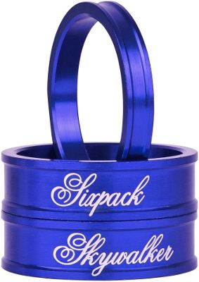 Distanziale Sixpack Racing Skywalker - blu - 1x5mm + 2x10mm, blu