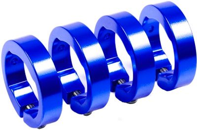 Image of Embout de cintre Sixpack Racing Lock-On - Bleu - Pack of 4, Bleu