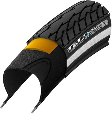 LifeLine Essential Armour Commuter Road Tyre - Black - Folding Bead, Black