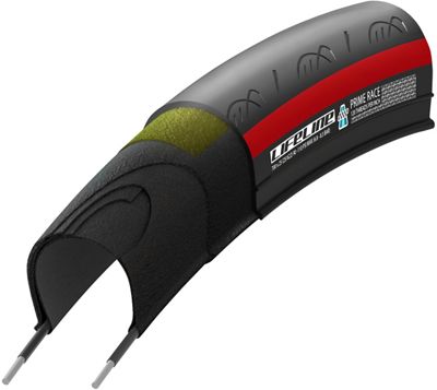 Pneu LifeLine Prime Race - Noir - Rouge - Folding Bead