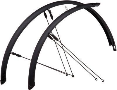 Garde-boues de route LifeLine (étroits) - Noir - 42mm (28-32mm tyres), Noir