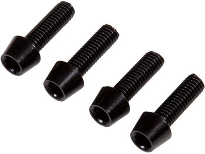 LifeLine Performance Bike Bottle Cage Bolts - Black - 4 x 16mm, Black