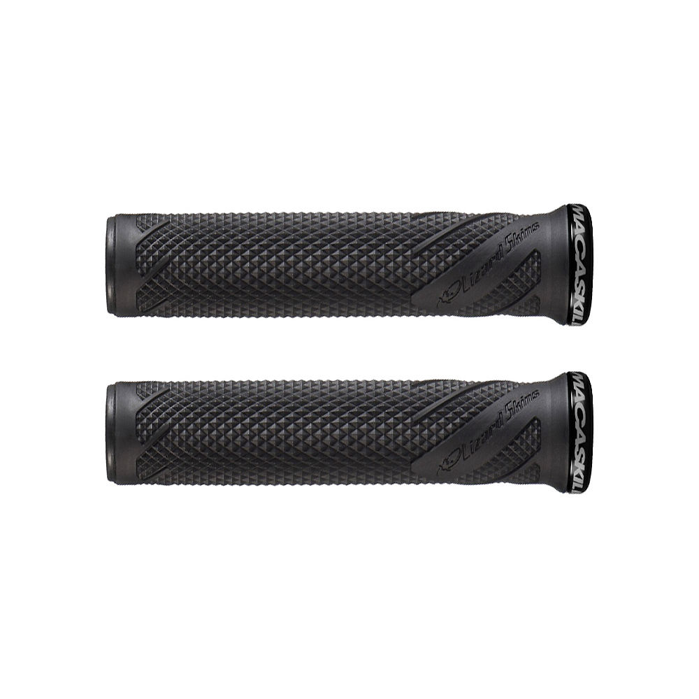 Lizard Skins Danny MacAskill Lock On Handlebar Grips - Jet Black - 136mm}, Jet Black