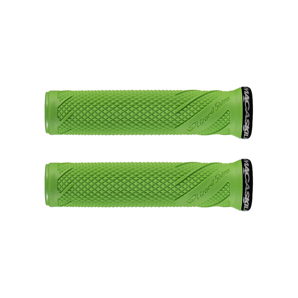Poignées Lizard Skins Danny Macaskill Lock-On - Citron Vert - 136mm, Citron Vert