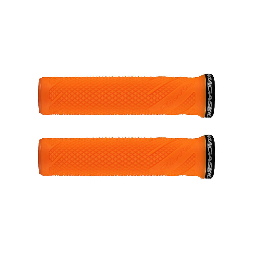 Poignées Lizard Skins Danny Macaskill Lock-On - Tangerine - 136mm, Tangerine