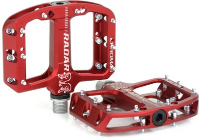 Chromag Radar Youth MTB Pedals - Red, Red