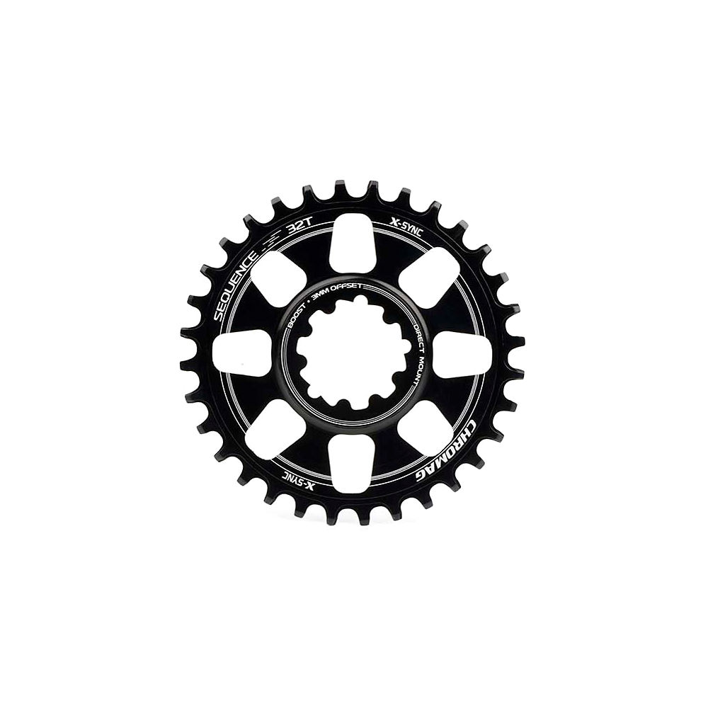 Plateau Chromag Sequence DM Boost - Noir - Direct Mount, Noir