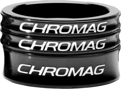 Kit d'entretoise Chromag - Noir - 1.1/8, Noir