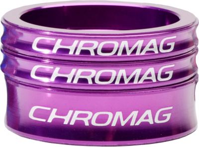 Kit d'entretoise Chromag - Violet - 1.1/8, Violet