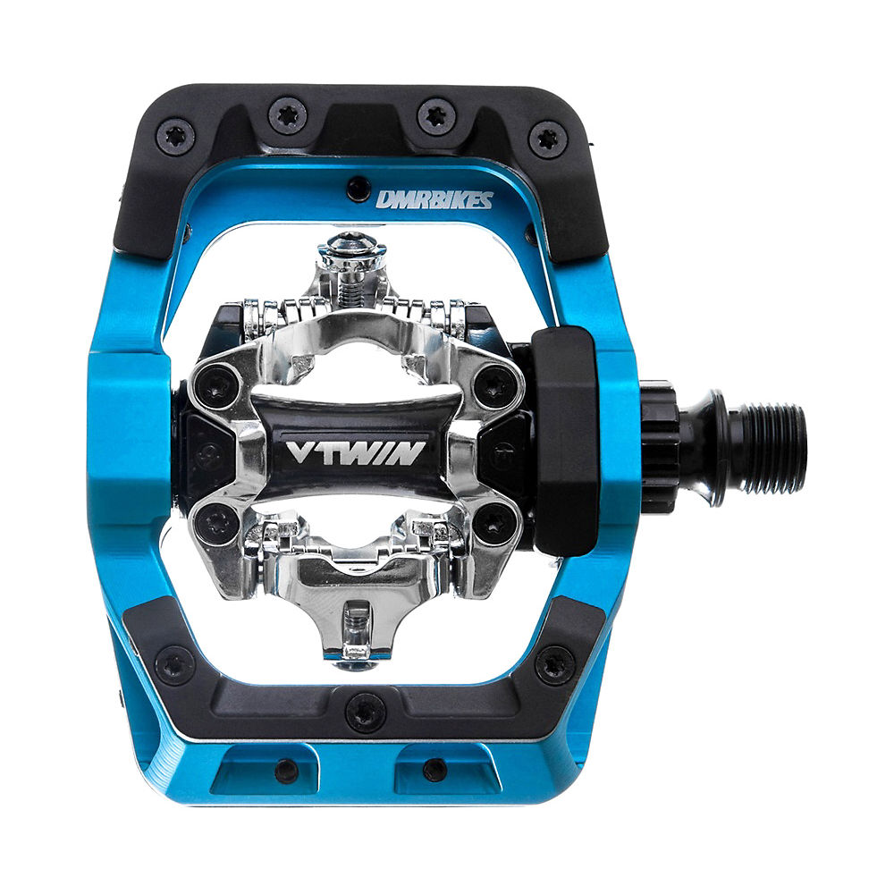 Pédales DMR V-Twin Clipless - Bleu, Bleu