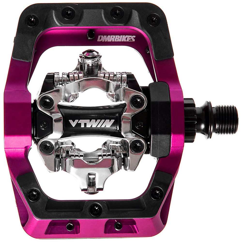 Image of DMR V-Twin Clipless Mountain Bike Pedals - Magenta, Magenta