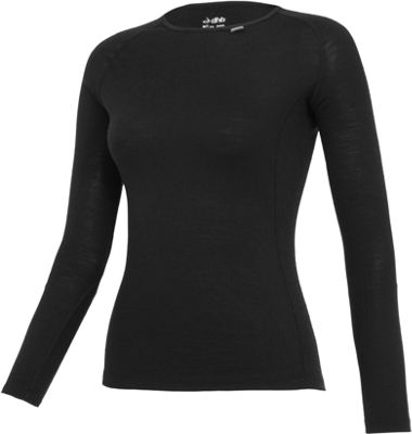 Maillot à manches longues dhb Merino femme - Gris foncé - UK 16, Gris foncé