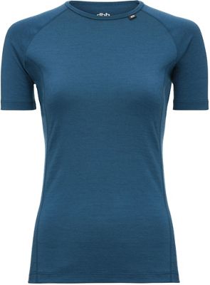 dhb Womens Merino Short Sleeve Base Layer - Teal - UK 8}, Teal