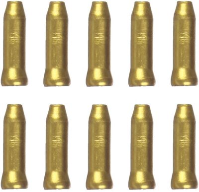 LifeLine Inner Cable End Caps (10 Pack) - Gold, Gold