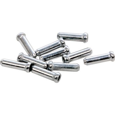LifeLine Inner Cable End Caps (10 Pack) - Silver, Silver