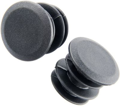 LifeLine Plastic Push In Bar End Plugs - Black - Pair}, Black