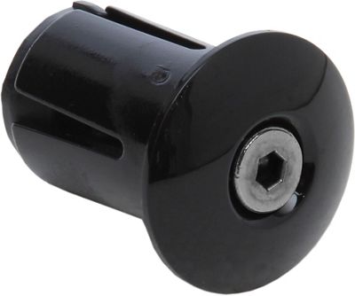 LifeLine Plastic Screw In Bar End Plugs - Black - Pair}, Black