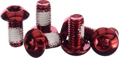 LifeLine Brake Disc Rotor Bolts - Red, Red