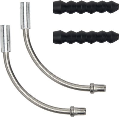 LifeLine V-Brake Guide Pipe with Boot - Stainless Steel, Stainless Steel