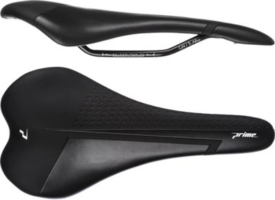 Prime TI Road Saddle - Black - White - 134mm Wide, Black - White