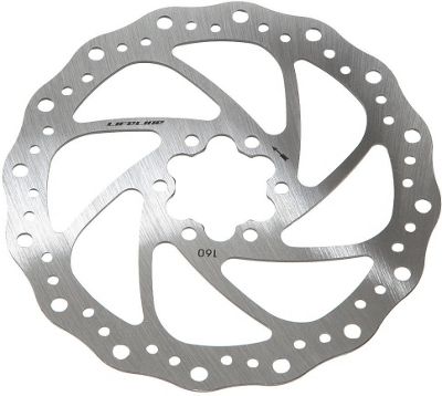 LifeLine One Piece Stainless Disc Rotor (160mm) - Silver Grey - 160mm}, Silver Grey