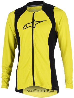 Maglia maniche lunghe Alpinestars Drop 2 Full Zip  - Acid Yellow Black - XXL, Acid Yellow Black