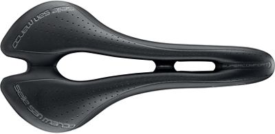 Selle San Marco Aspide Supercomfort Racing Road Saddle - Black - Narrow S3}, Black