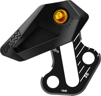 Funn Zippa Lite E-Type Chain Guide - Black - E-Type Mount, Black