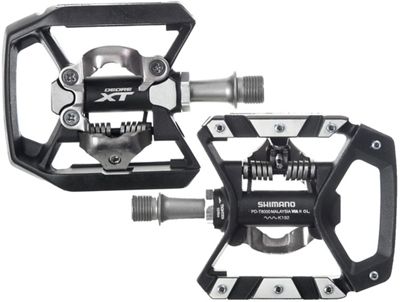 Shimano XT T8000 SPD Trekking Pedals - Black, Black