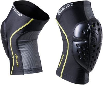 Ginocchiere Alpinestars Vento - Black Acid Yellow - XS, Black Acid Yellow