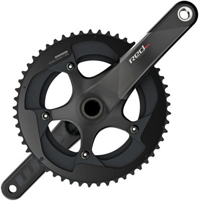 SRAM Red GXP 11 Speed Road Double Chainset - Black - 53.39t}, Black