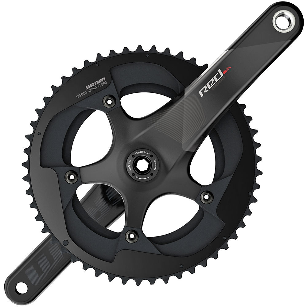 Pédalier SRAM Red BB30 - Noir - 130mm, Noir